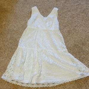 Size 6 white eyelet dress. So cute for graduation.